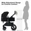 Teknum 3In1 Compacto Baby Stroller With Bassinet Air Cabin Friendly 0-36 Months, Color: Black, 9 image