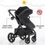 Teknum 3In1 Compacto Baby Stroller With Bassinet Air Cabin Friendly 0-36 Months, Color: Black, 11 image