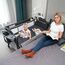 Teknum 4In1 Baby Bedside Co-Sleeper Bassinet Playpen With Rocker 0-3 Years 30Kg, Color: Black, 6 image