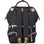 Sunveno Diaper Bag With Usb Port And Stroller Hooks, Color: Black, 4 image