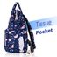 Sunveno Diaper Bag With Usb Charging Port And Changing Pad, Color: Blue, 5 image