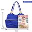 Sunveno Fashion Diaper Tote Bag 21.5L With 11 Pockets And Shoulder Strap, Color: Blue, 8 image