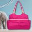 Sunveno Fashion Diaper Tote Bag 21.5L With 11 Pockets And Shoulder Strap, Color: Fuchsia, 3 image