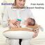 Sunveno Baby Anti-Reflux Feeding Pillow With C Shaped Seating Pillow 0-2 Years, Color: Coffee, 6 image
