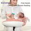 Sunveno Baby Anti-Reflux Feeding Pillow With C Shaped Seating Pillow 0-2 Years, Color: pink, 8 image