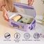 Sunveno 5.5L Lunch Bag With Shoulder Strap, Color: Purple, 6 image