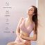 Sunveno Maternity Cross Fit Nursing & Sleep Bra, Color: Brown, Maternity Size: XL, 6 image