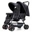 Teknum Double Baby Stroller Twin 6-36 Months 20Kg, Color: Black