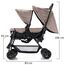 Teknum Double Baby Stroller Twin 6-36 Months 20Kg, Color: Khaki, 11 image