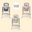 Teknum 5-In-1 Swing With High Chair Lockable Wheels 6–36 Months Up To 20Kg, Color: Ivory, 8 image