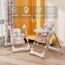 Teknum 5-In-1 Swing With High Chair Lockable Wheels 6–36 Months Up To 20Kg, Color: pink, 5 image