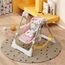Teknum 5-In-1 Swing With High Chair Lockable Wheels 6–36 Months Up To 20Kg, Color: pink, 6 image