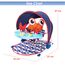 Teknum Portable Baby Seat With Detachable Tray 6 Months+ Up To 15Kg, Color: Blue, 6 image
