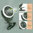 Teknum 2-In-1 Stroller Usb Charging Fan With Light 1200Mah, Color: Green, 4 image
