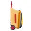 Teknum 3In1 Ride On Suitcase 34L 3+ Years Up To 70Kg, Color: Yellow Wave, 5 image
