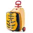 Teknum 3In1 Ride On Suitcase 34L 3+ Years Up To 70Kg, Color: Yellow Wave, 3 image