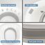 Sunveno Postpartum Sitz Bath For Perineal Care, Color: Grey, 3 image