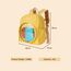 Sunveno Kids Backpack 11 Inch 6.5L, Color: yellow, 12 image