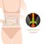 Sunveno Abdominal Support Maternity Cross Grip Belly Wrap, Color: Beige, Maternity Size: L, 5 image