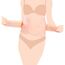 Sunveno Abdominal Support Maternity Cross Grip Belly Wrap, Color: Beige, Maternity Size: XL, 4 image