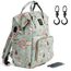 Sunveno Diaper Bag Xl Green Dream With Stroller Hooks, Color: Mint Green, 2 image