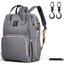 Sunveno Diaper Bag Xl With Stroller Hooks, Color: Grey