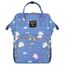 Sunveno Diaper Bag Xl Green Dream With Stroller Hooks, Color: Baby Blue, 3 image