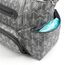 Little Story Diaper Bag Set Of 6 With Hooks, Color: Melange Grey, 13 image
