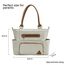 Little Story Diaper Bag Set Of 6 With Hooks, Color: Ivory, 9 image