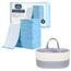 Little Story Diaper Caddy With 100Pcs Changing Mats, Color: Grey