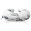 Little Story Fiberfill Newborn Lounger Bed With Feeding Pillow, Color: Grey, 13 image