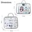 Little Story Fiberfill Newborn Lounger Bed With Feeding Pillow, Color: Grey, 17 image