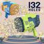 Little Story 132 Holes Bubble Machine Gun With Light For Kids Indoor & Outdoor, Color: Green, 7 image