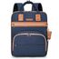 Little Story 2In1 Diaper Bag With Sanitizer Bottle Keychain & Stroller Hooks, Color: Blue, 3 image