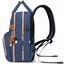 Little Story 2In1 Diaper Bag With Sanitizer Bottle Keychain & Stroller Hooks, Color: Blue, 4 image