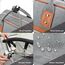 Little Story 2In1 Diaper Bag With Sanitizer Bottle Keychain & Stroller Hooks, Color: Grey, 6 image