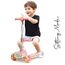 Little Story Kids Scooter With Ride-On & Push Handle, Color: pink, 3 image