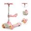 Little Story Kids Scooter With Ride-On & Push Handle, Color: pink, 6 image