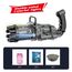 Little Story 8 Holes Bubble Machine Gun With Light, Color: Black, 2 image