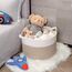 Little Story Cotton Rope Diaper Caddy Xl, Color: Ivory, 5 image