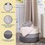 Little Story Cotton Rope Diaper Caddy Xl, Color: Grey, 2 image