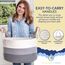 Little Story Cotton Rope Diaper Caddy Xl, Color: Grey, 3 image