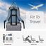 Little Story Kenzie Mom Dad Travel Diaper Backpack, Color: Sky Blue, 12 image