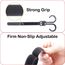 Sunveno 360° Rotatable Adjustable Velcro Strap Universal Stroller Hooks 2 Pcs, 9 image