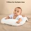 Sunveno Portable Baby Anti-Spill U Shape Pillow With 10° Slope Pad, 7 image