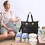 Little Story Zurich Pack And Go Baby Travel Diaper Bag, Color: Black, 13 image