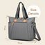 Little Story Zurich Pack And Go Baby Travel Diaper Bag, Color: Grey, 14 image