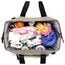 Little Story Zera Mom Dad Diaper Bag, Color: Beige, 7 image
