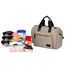 Little Story Zera Mom Dad Diaper Bag, Color: Beige, 8 image
