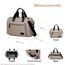 Little Story Zera Mom Dad Diaper Bag, Color: Beige, 9 image